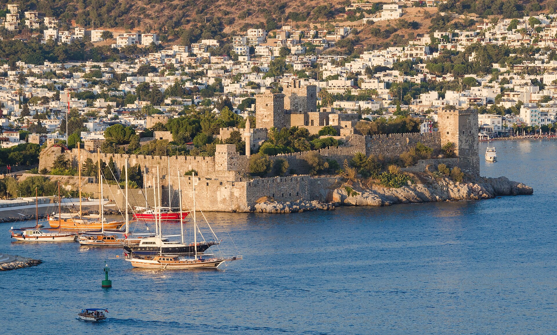 Scenic Bodrum peninsula villages and coastline